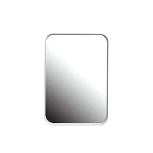 16 in. W x 24 in. H Rectangular Metal Medicine Cabinet with Mirror