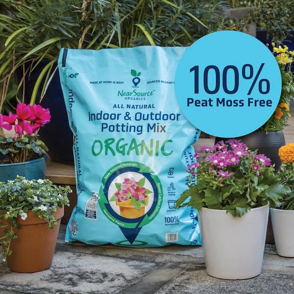 NEARSOURCE ORGANICS Organic Indoor and Outdoor Potting Soil Mix 32