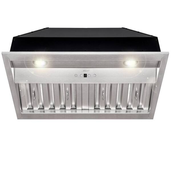 Akicon 30 in. 3-Speeds 600CFM Ducted Insert/Built-in Range Hood, Ultra Quiet in Stainless Steel with Dimmable Warm White Lights