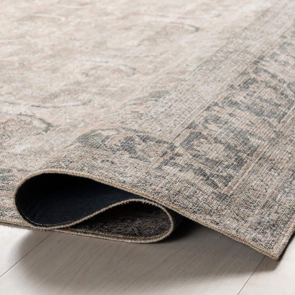 Deidra Brown Rectangular Synthetic 4' x 6' Area Rug