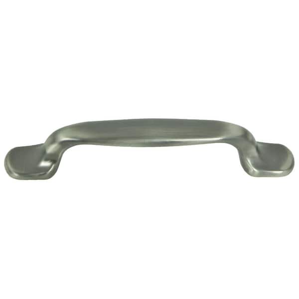 Stone Mill Hardware Marshall 3-3/4 in. Center-to-Center Weathered Nickel Cabinet Pull (10-Pack)