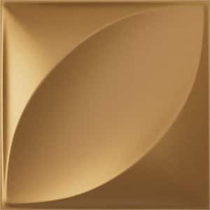 11-7/8"W x 11-7/8"H Malone EnduraWall Decorative 3D Wall Panel, Gold (Covers 0.98 Sq.Ft.)