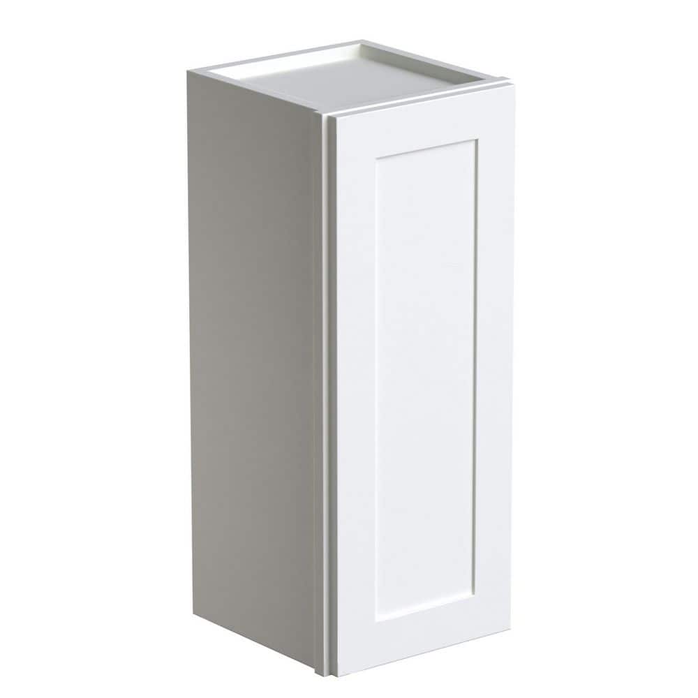 21-inch W x 12-inch D x 42-inch H Plywood Ready to Assemble Wall Kitchen Cabinet in White with 2-Adjustable Shelves price history on PriceWatchPro