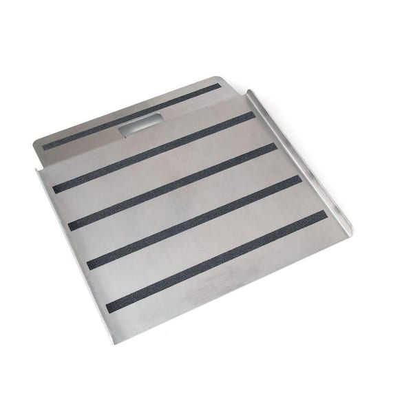 Magliner 750 lb. Capacity 27 in. Aluminum Curb Ramp with Non-Skid Surface and Hand Cut-Out
