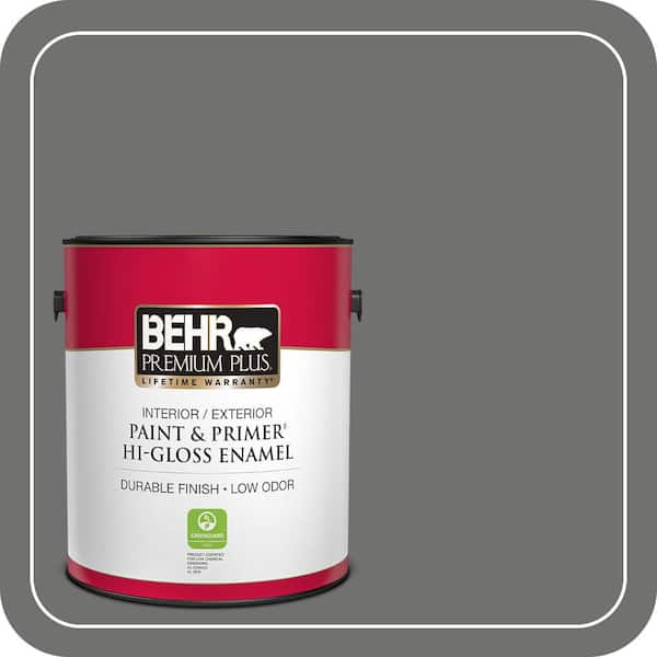 BEHR PREMIUM PLUS 1 gal. #MQ2-61 Magnet Hi-Gloss Enamel Interior/Exterior Paint & Primer