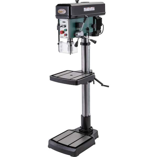 20 in. Floor Variable-Speed Tapping Drill Press with 5/8 in. JT3