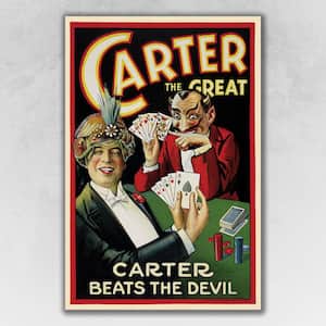 54 in. Multicolor Vintage 1922 Carter Vintage Magic Poster Wall Art