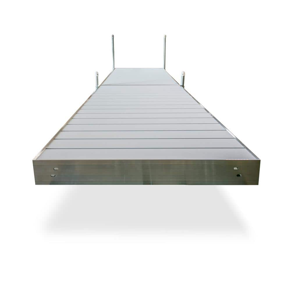 16 ft. L Straight Aluminum Frame with Aluminum Decking Platinum Series Complete Dock Package for Boat Dock Systems -  Tommy Docks, TDSAA-40016