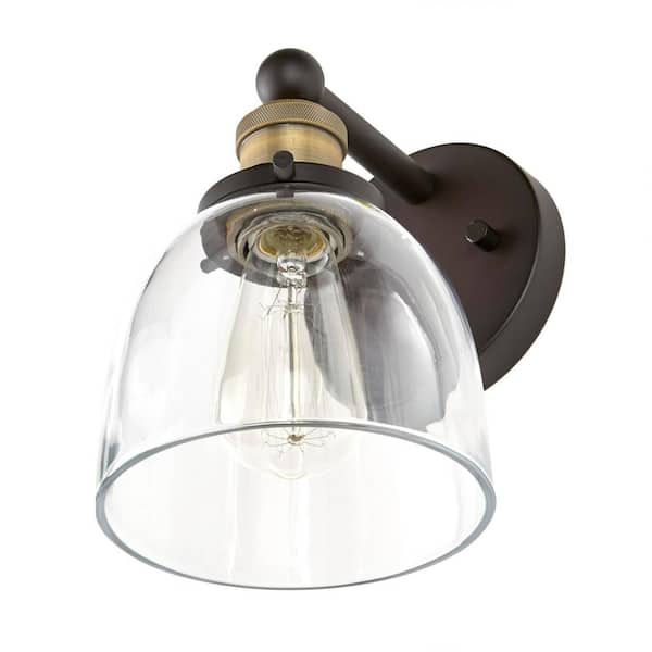 Details about   Home Decorators Collection Evelyn 1-Light Artisan Bronze Wall Sconce 