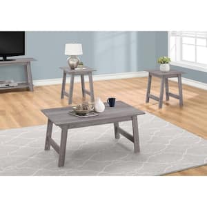 Jasmine 36 in. Grey Rectangle Particle Board Coffee Table
