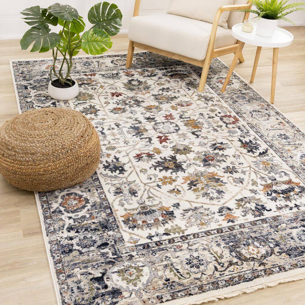Solvyn Collections 8 ft. x 10 ft. Beige Elegant Indoor Area Rug price history on PriceWatchPro