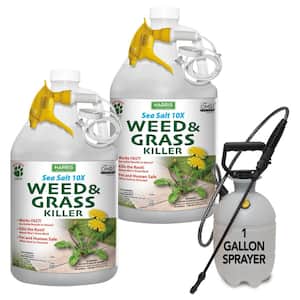 128 oz. Sea Salt Vinegar Weed and Grass Killer and 1 Gal. Tank Sprayer Value Pack (2-Pack)
