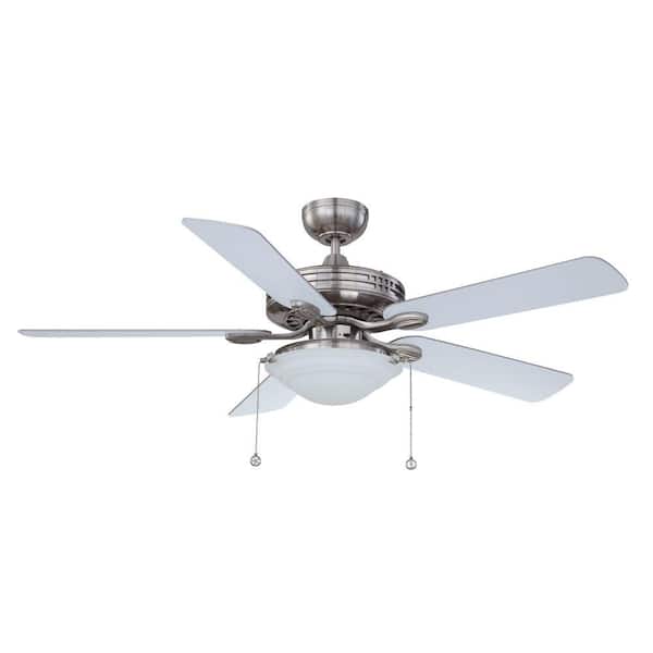Designers Choice Collection 52 in. Satin Nickel Ceiling Fan