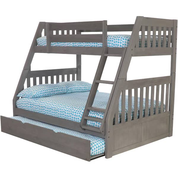 Os Home And Office Furniture Charcoal, Wayfair Twin Over Full Bunk Bed With Trundle