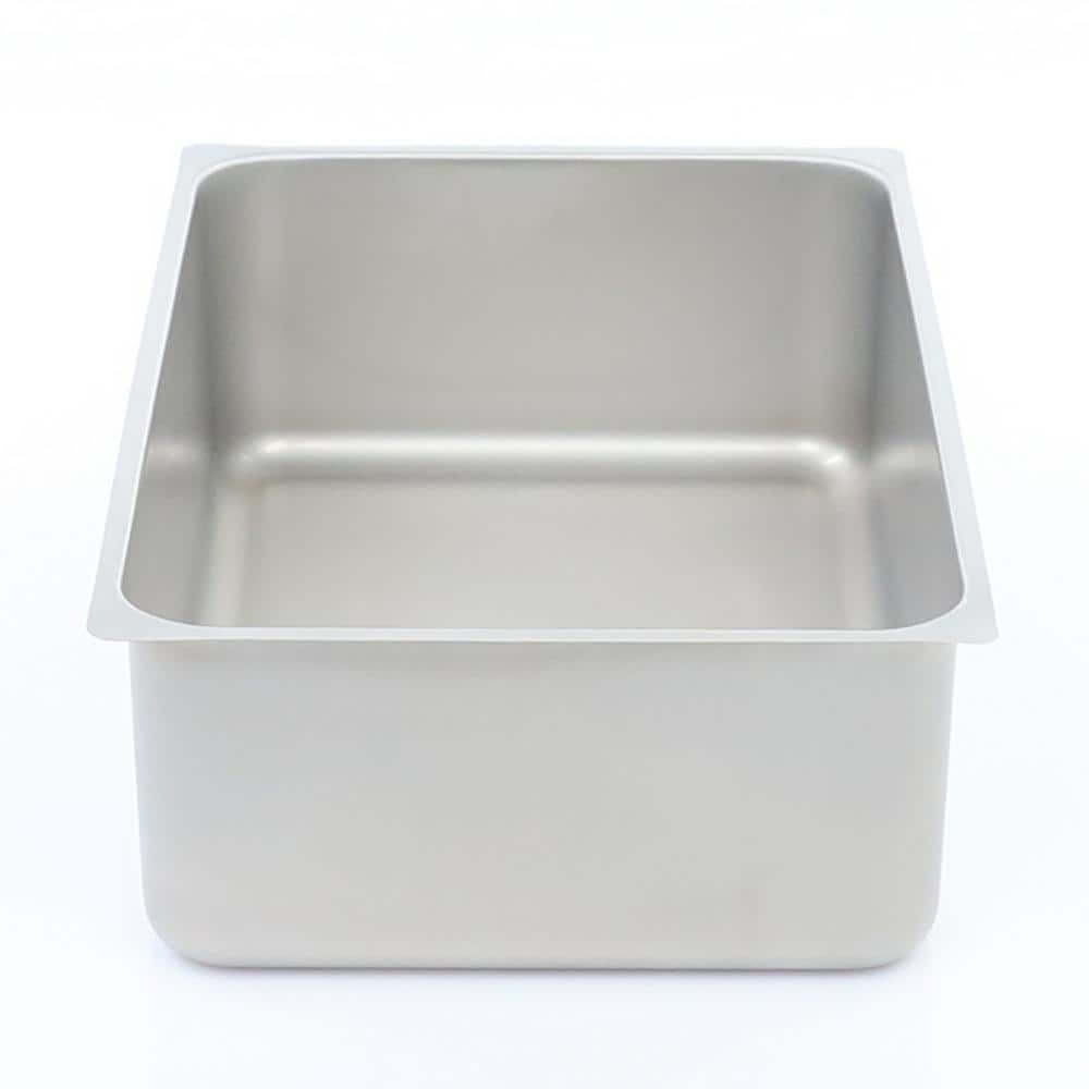 21 qt. Stainless Steel Oblong Spillage Pan-Chafing Dish Accessories