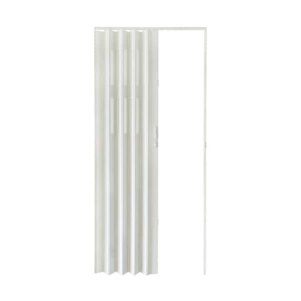 Everbilt Accordion Window Door Scandinavian White 36 in. x 80 in