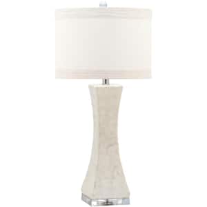 Shelley 30 in. White Table Lamp