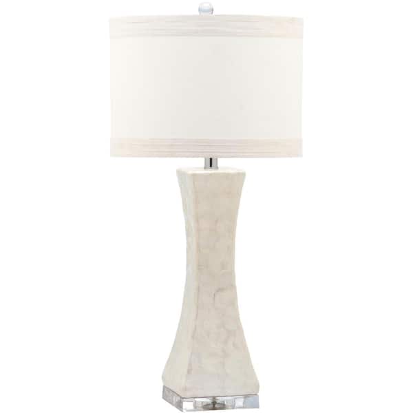 Shelley 30 in. White Table Lamp