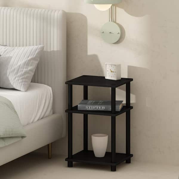Furinno Just Americano/Black 13.4 in W Nightstands