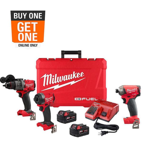 M18 FUEL 18-Volt Lithium-Ion Brushless Cordless Hammer Drill and Impact Driver Combo Kit (2-Tool) with SURGE Impact