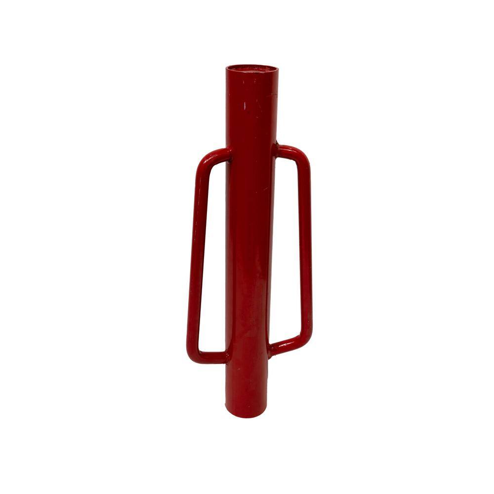 Everbilt 3 in. x 9 in. x 24 in. Metal Fence Post Driver 710249800 The