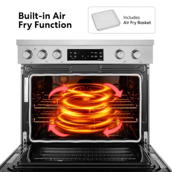 Cosmo 36 in. Stellar Collection 6.1 cu. ft. Electric Range, 5