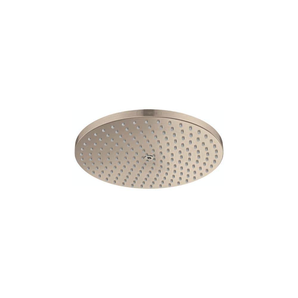 Raindance S 1-Spray Patterns 1.75 GPM 0 in. Fixed Shower Head in Brushed Nickel price history on PriceWatchPro