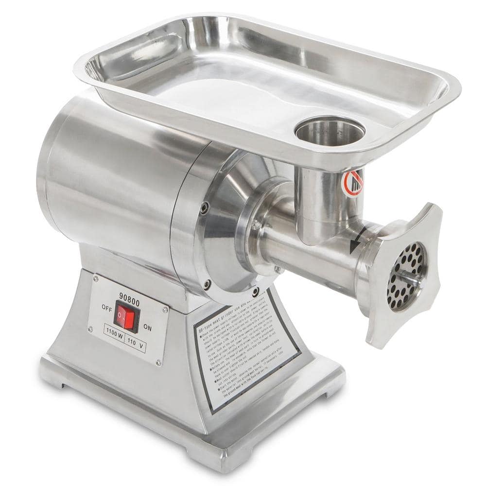 Stainless Steel 1100W Commercial Electric Meat Grinder with Cutting Blade