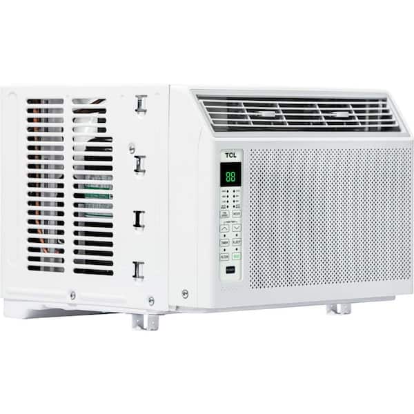 6000 BTU Window Air Conditioner, Fan and Dehumidifier, 250 sq. ft., Remote Control, Easy-to-Use, Reusable Filter