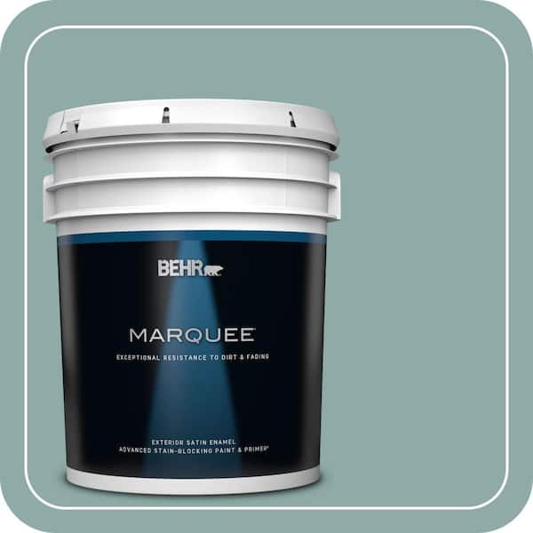 BEHR MARQUEE 5 gal. Home Decorators Collection #HDC-CL-25 Oceanus Satin Enamel Exterior Paint & Primer