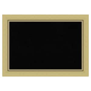 Landon Gold Framed Black Corkboard 42 in. x 30 in. Bulletine Board Memo Board