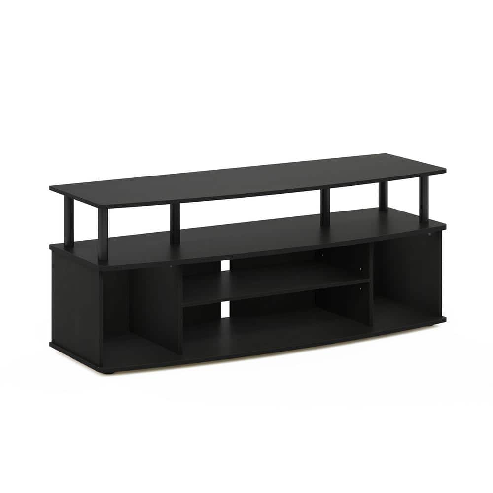 Furinno JAYA Large Entertainment Center Hold up to 55-IN TV  Blackwood