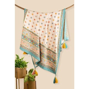 Amanti Multicolored Throw Blanket, 50X72