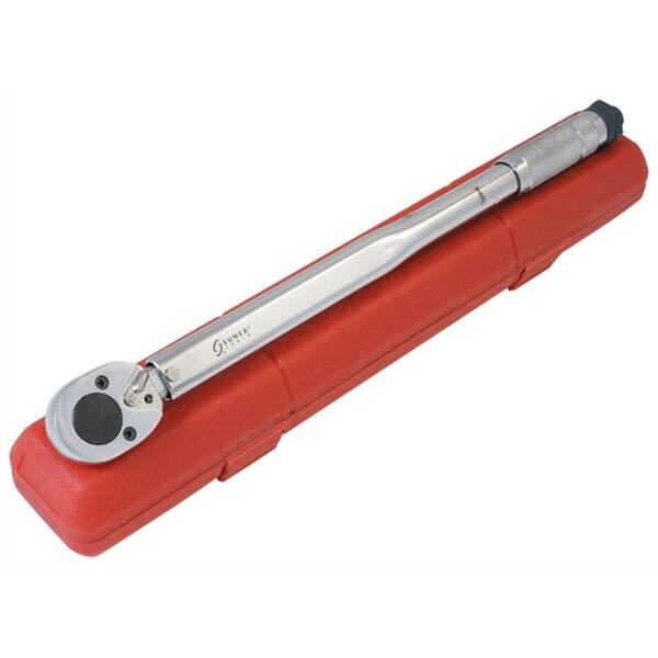 SUNEX TOOLS 1/2 in. Drive 10 ft. x 150 ft. lbs. Torque Wrench with Case