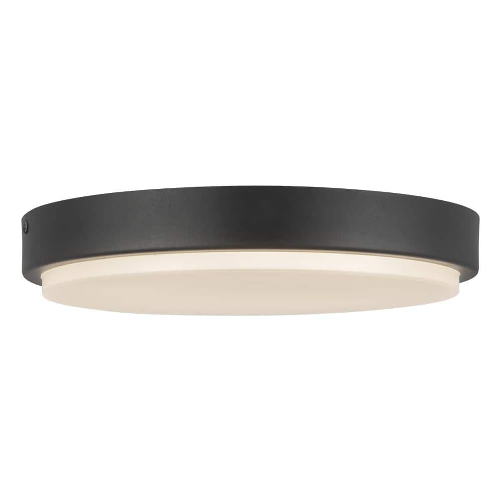 Bailey 11-in Black dimmable LED Outdoor Ceiling Light price history on PriceWatchPro