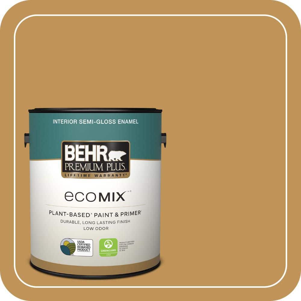 1 gal. #T12-5 Lone Star Semi-Gloss Enamel EcoMix Plant-Based Interior Paint & Primer price history on PriceWatchPro