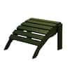 DUROGREEN Icon Forest Green Plastic Outdoor Ottoman AO8020FG - The Home ...