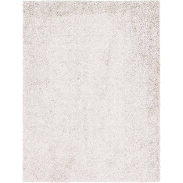 Unique Loom Davos Shag Linen 9 ft. x 11 ft. 9 in. Area Rug