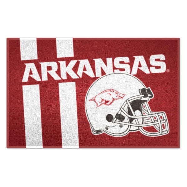 FANMATS Arkansas Razorbacks Cardinal 2 ft. x 3 ft. Starter Mat Area Rug