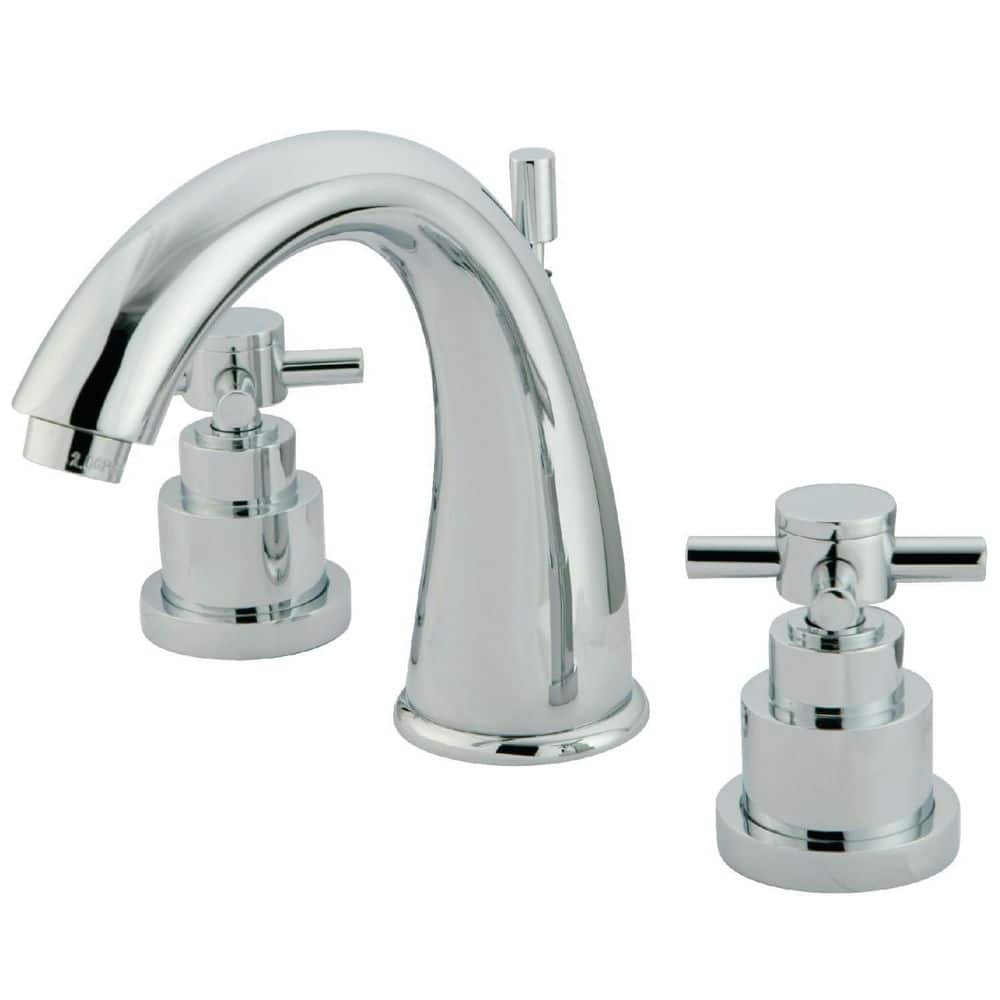Kingston Brass Elinvar 8 in. Widespread 2Handle Bathroom Faucets with