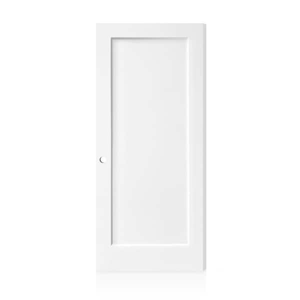 Fire-Rated 1-Panel 32 in. x 80 in. Right-Hand/Inswing White Composite Interior Commercial Door Slab