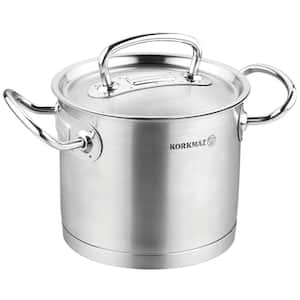 Proline Professional Series 14.5 l Stainless Steel Extra Deep Casserole with Lid in Silver