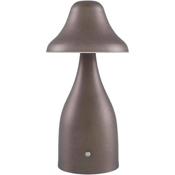 Livabliss Furnas FRN-026 10 in. H x 5 in. W x 5 in. D Accent Table Lamp, Brown