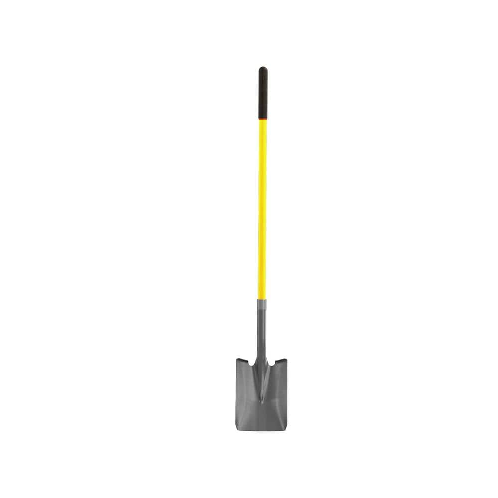 Bon Tool 48 in. Fiberglass Handle Closed Back Square Point Shovel 28 ...