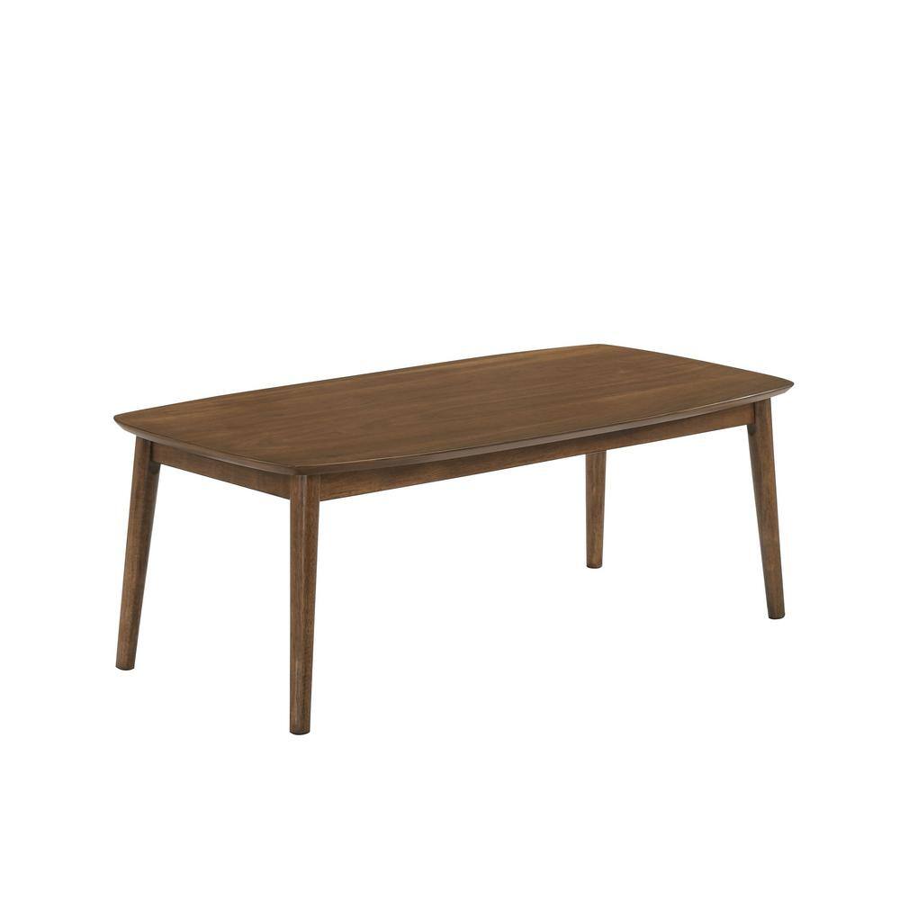 Felix 3-Piece Walnut Wood Coffee and End Table Set