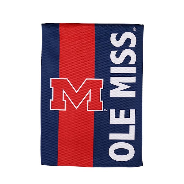 Fan Essentials 12 in. x 18 in. University of Mississippi Garden Flag