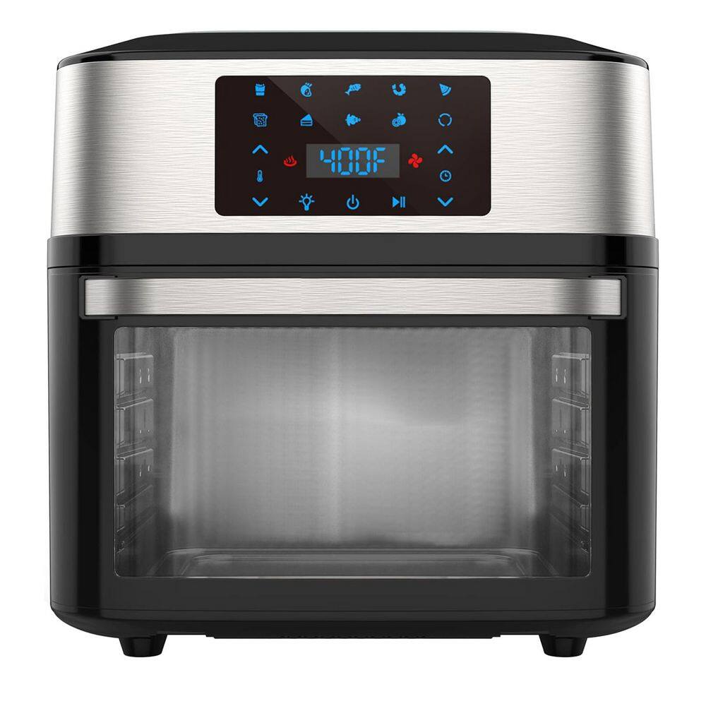 20 Qt. Black 10-in-1 Air Fryer Oven with Rotisserie, Dehydrating Racks, and Viewing Window price history on PriceWatchPro