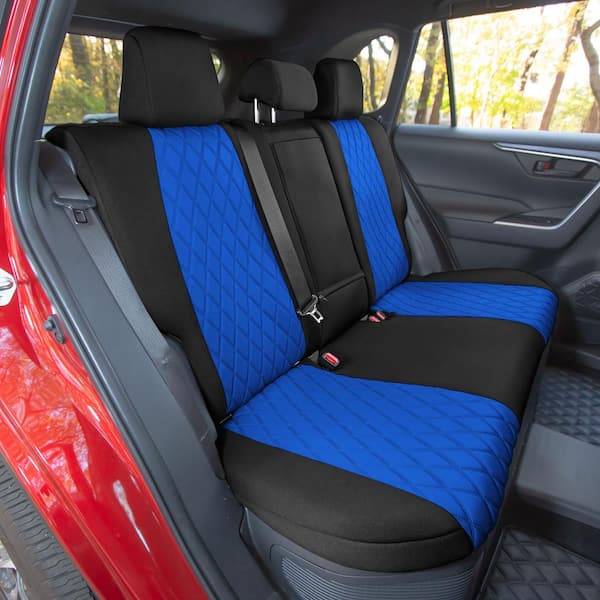 FH Group Neosupreme Custom Fit Seat Covers for 2021-2024 Toyota Rav4 Hybrid  to Hybrid Prime DMCM5012BLUE-FULL - The Home Depot