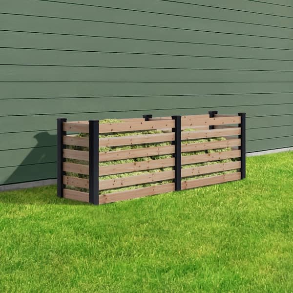 Haven 2 ft. x 4 ft. Cedar Compost Bin Expansion Kit