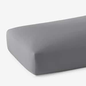 Legends Hotel Supima Cotton Percale Extra Deep Pewter California King Fitted Sheet